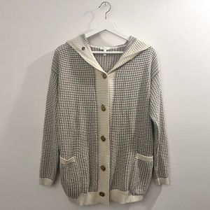ESCADA VINTAGE KNIT SWEATER HOODIE
